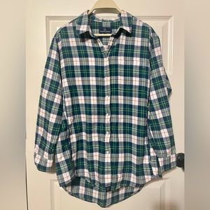 Lauren James Flannel Plaid Shirt
